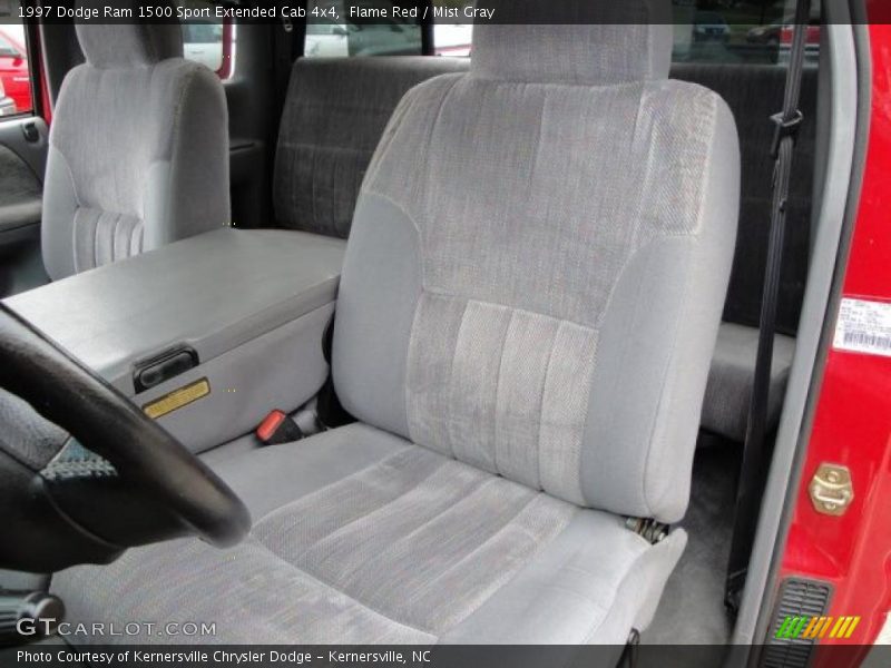 Flame Red / Mist Gray 1997 Dodge Ram 1500 Sport Extended Cab 4x4