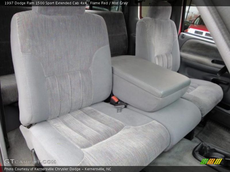 Flame Red / Mist Gray 1997 Dodge Ram 1500 Sport Extended Cab 4x4