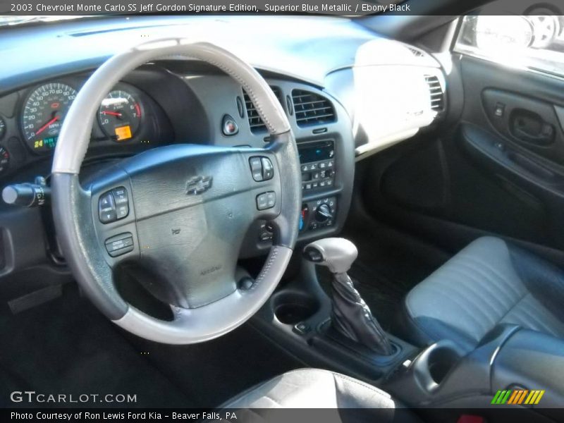 Superior Blue Metallic / Ebony Black 2003 Chevrolet Monte Carlo SS Jeff Gordon Signature Edition
