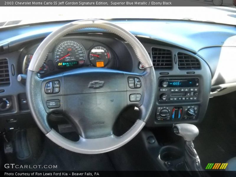 Superior Blue Metallic / Ebony Black 2003 Chevrolet Monte Carlo SS Jeff Gordon Signature Edition