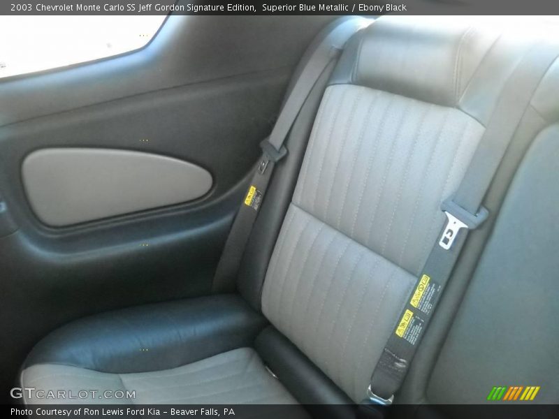 Superior Blue Metallic / Ebony Black 2003 Chevrolet Monte Carlo SS Jeff Gordon Signature Edition
