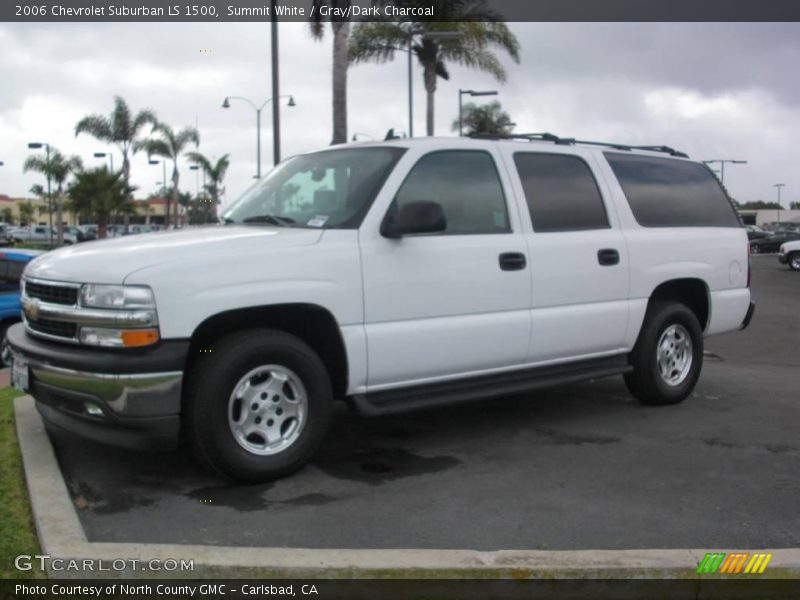Summit White / Gray/Dark Charcoal 2006 Chevrolet Suburban LS 1500