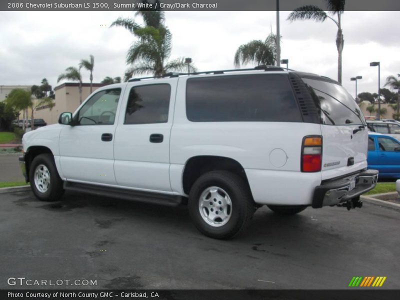 Summit White / Gray/Dark Charcoal 2006 Chevrolet Suburban LS 1500