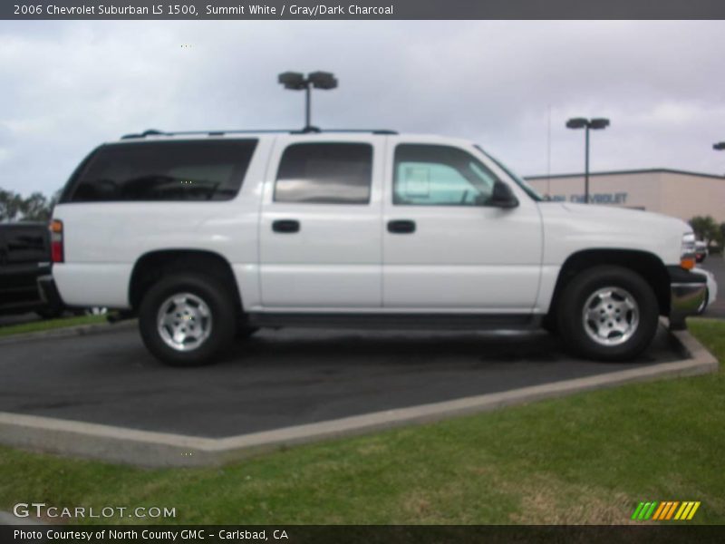 Summit White / Gray/Dark Charcoal 2006 Chevrolet Suburban LS 1500
