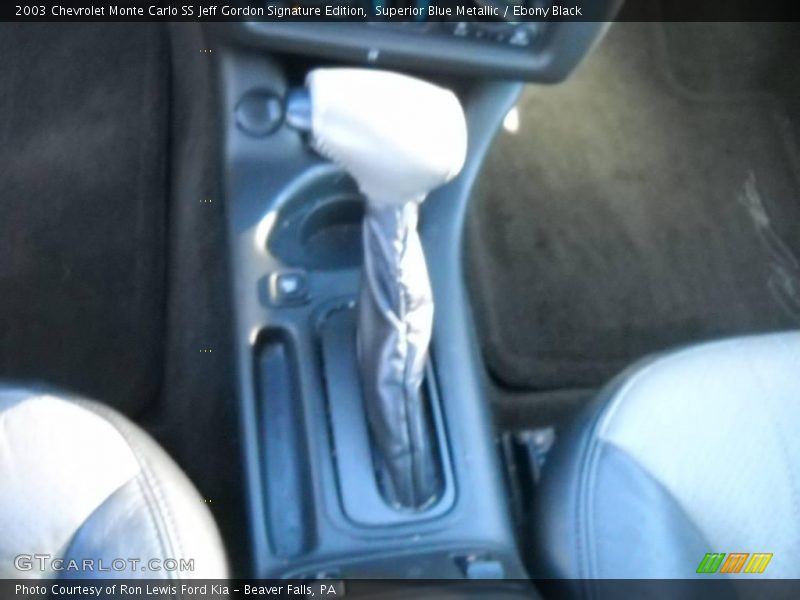 Superior Blue Metallic / Ebony Black 2003 Chevrolet Monte Carlo SS Jeff Gordon Signature Edition