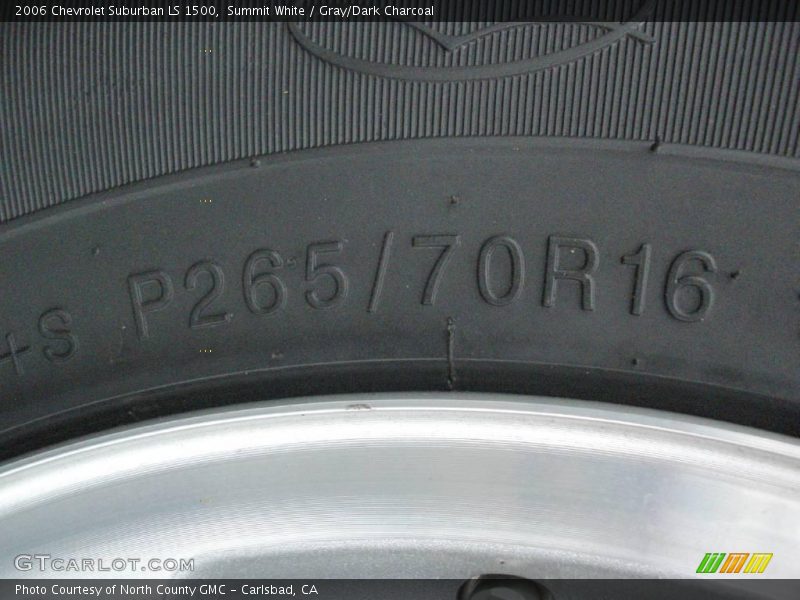 Summit White / Gray/Dark Charcoal 2006 Chevrolet Suburban LS 1500