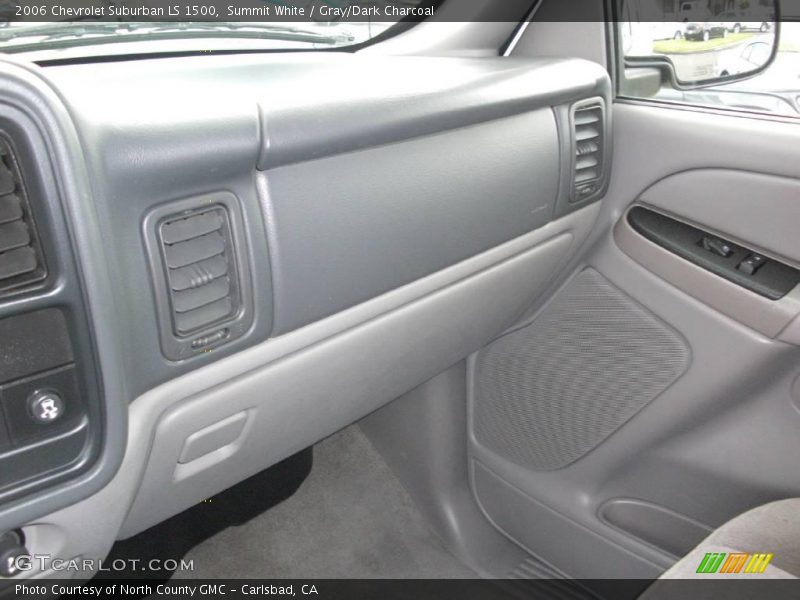 Summit White / Gray/Dark Charcoal 2006 Chevrolet Suburban LS 1500