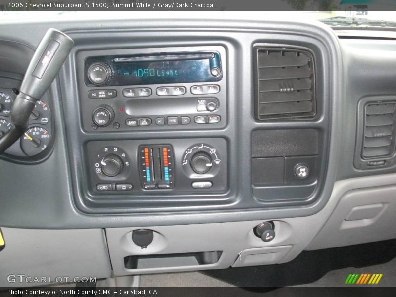 Summit White / Gray/Dark Charcoal 2006 Chevrolet Suburban LS 1500