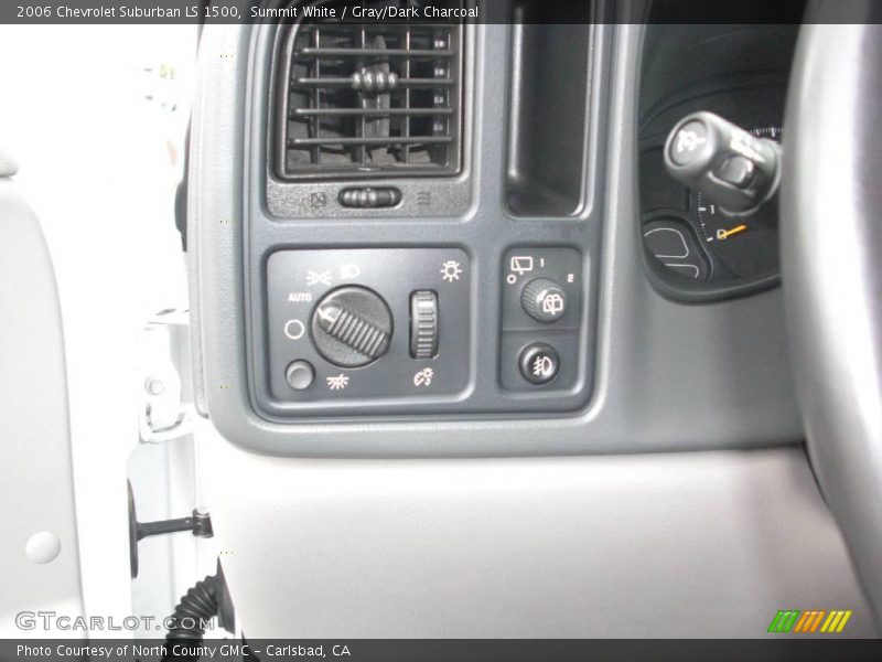 Summit White / Gray/Dark Charcoal 2006 Chevrolet Suburban LS 1500