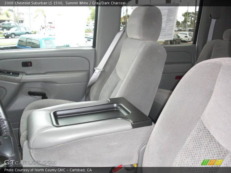 Summit White / Gray/Dark Charcoal 2006 Chevrolet Suburban LS 1500