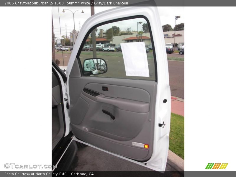 Summit White / Gray/Dark Charcoal 2006 Chevrolet Suburban LS 1500