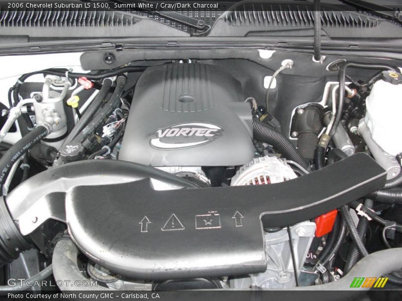 Summit White / Gray/Dark Charcoal 2006 Chevrolet Suburban LS 1500
