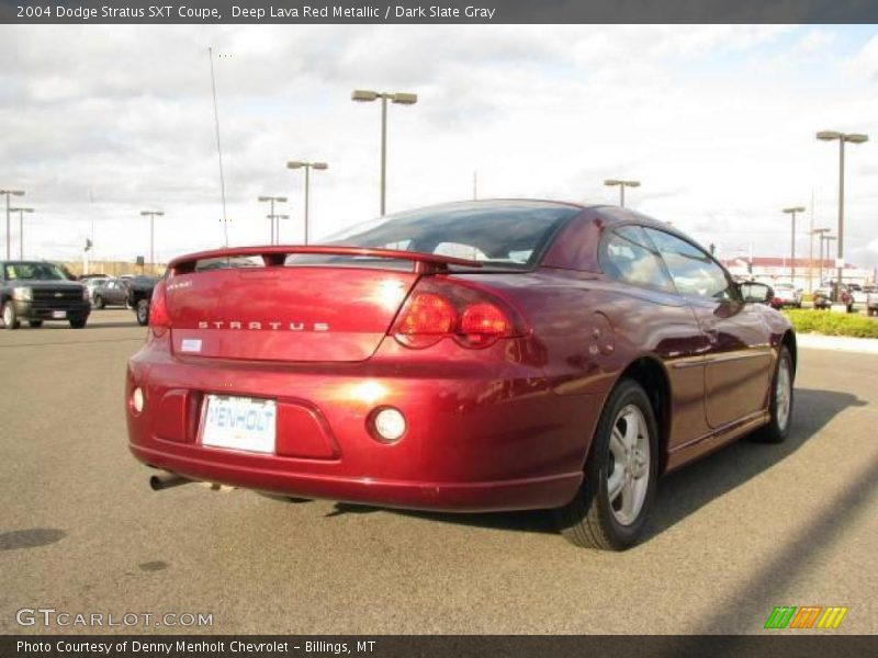 Deep Lava Red Metallic / Dark Slate Gray 2004 Dodge Stratus SXT Coupe
