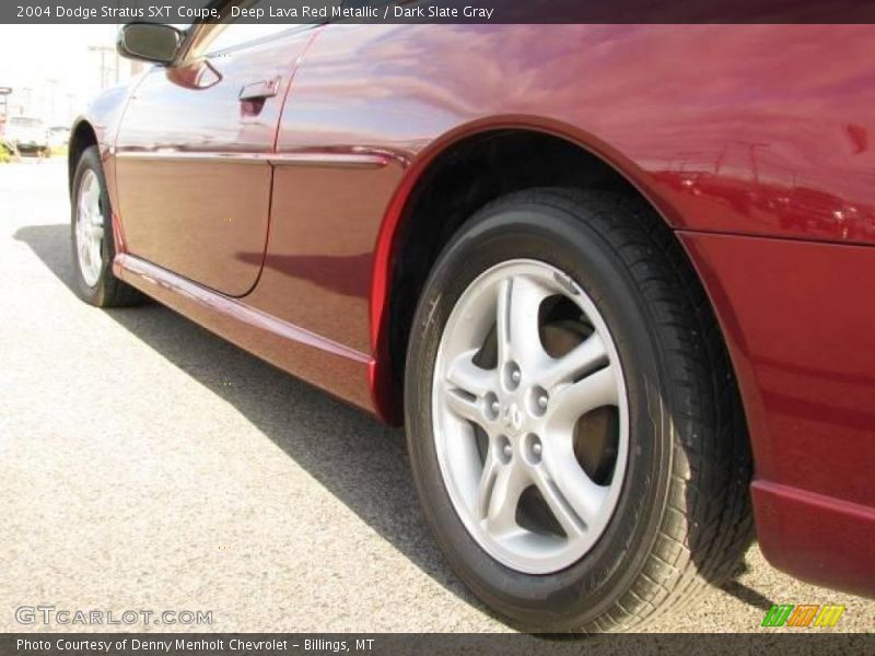 Deep Lava Red Metallic / Dark Slate Gray 2004 Dodge Stratus SXT Coupe