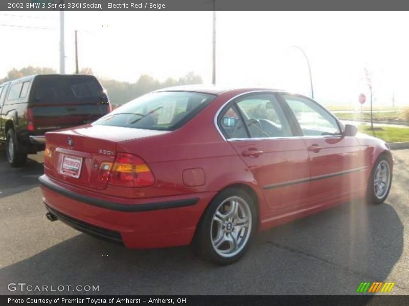 Electric Red / Beige 2002 BMW 3 Series 330i Sedan