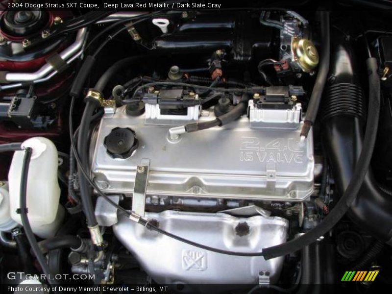 Deep Lava Red Metallic / Dark Slate Gray 2004 Dodge Stratus SXT Coupe