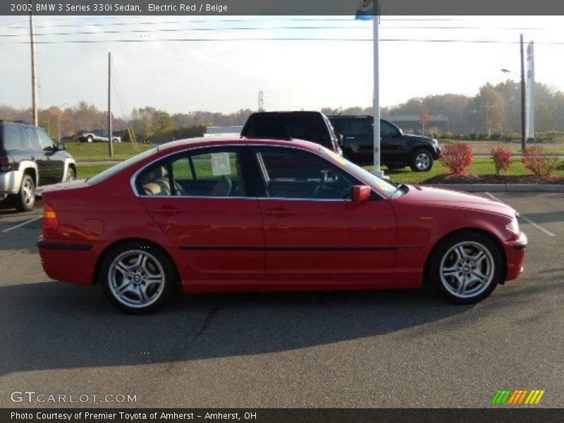 Electric Red / Beige 2002 BMW 3 Series 330i Sedan