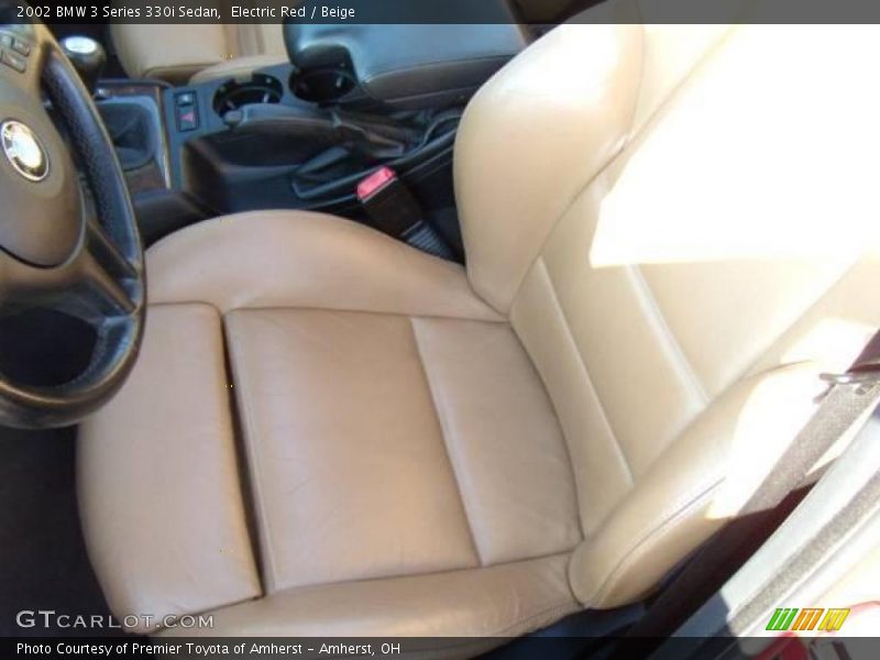 Electric Red / Beige 2002 BMW 3 Series 330i Sedan