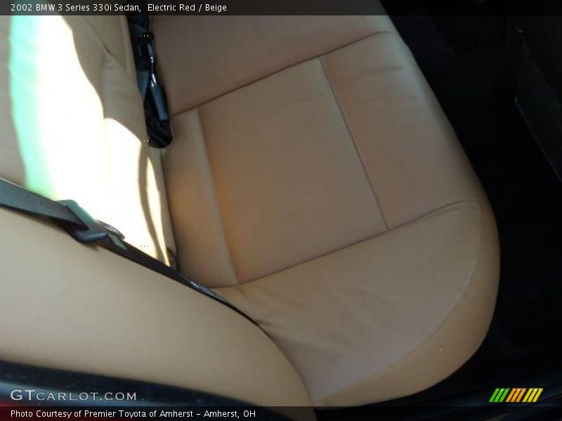 Electric Red / Beige 2002 BMW 3 Series 330i Sedan