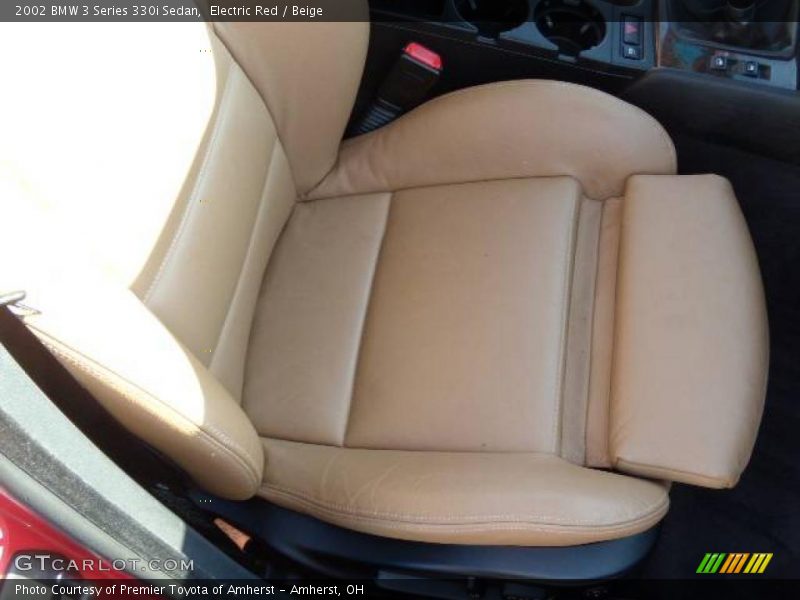 Electric Red / Beige 2002 BMW 3 Series 330i Sedan