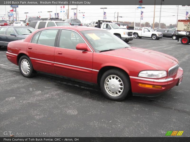 Medium Red Metallic / Medium Gray 1998 Buick Park Avenue
