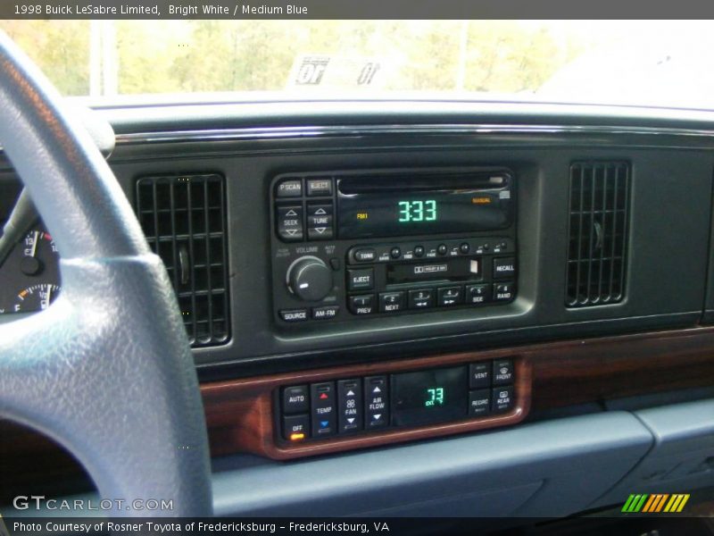 Bright White / Medium Blue 1998 Buick LeSabre Limited