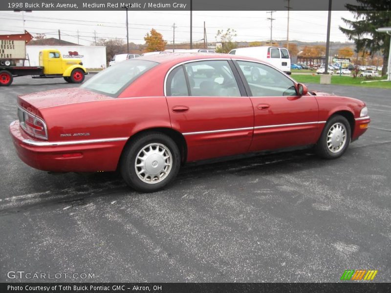 Medium Red Metallic / Medium Gray 1998 Buick Park Avenue
