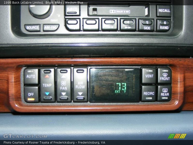 Bright White / Medium Blue 1998 Buick LeSabre Limited