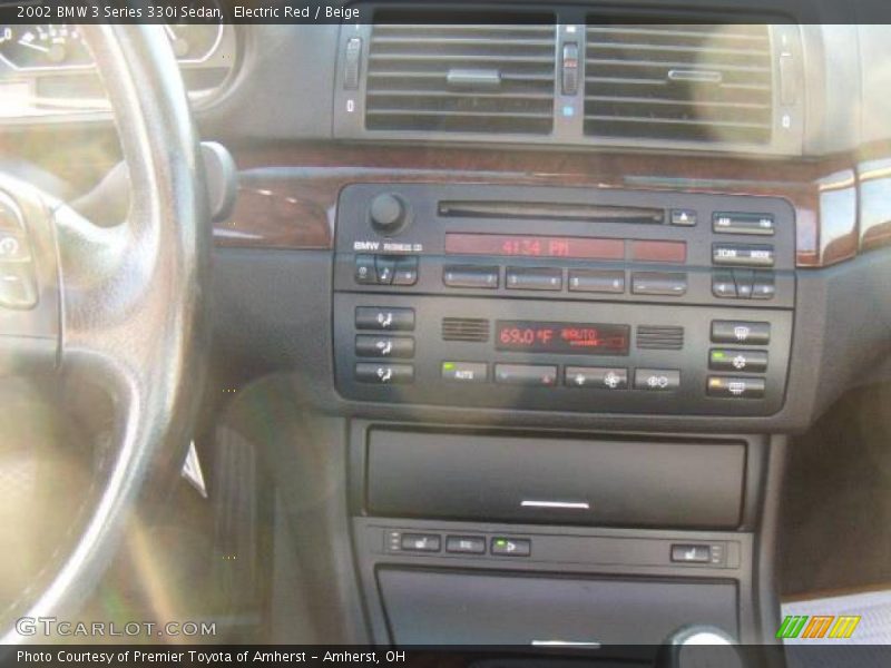 Electric Red / Beige 2002 BMW 3 Series 330i Sedan