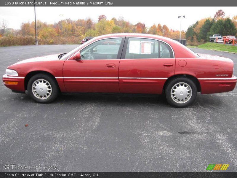 Medium Red Metallic / Medium Gray 1998 Buick Park Avenue