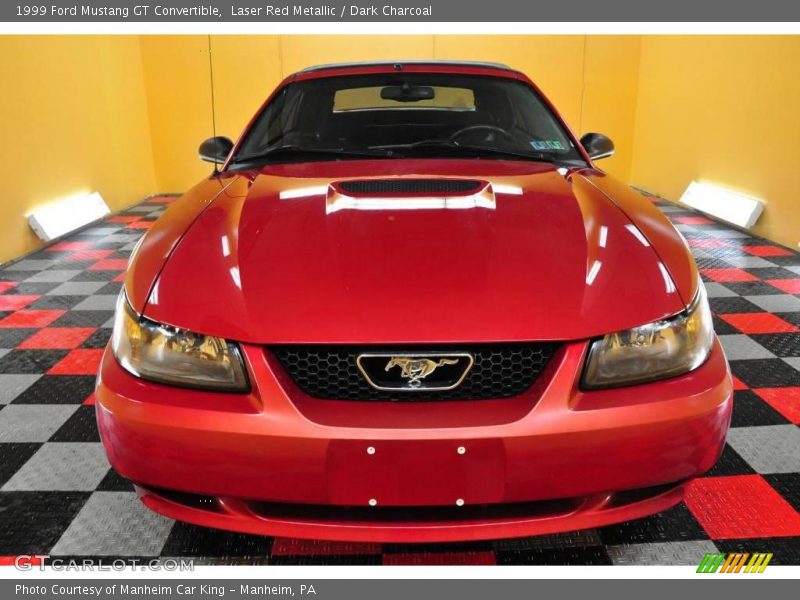 Laser Red Metallic / Dark Charcoal 1999 Ford Mustang GT Convertible