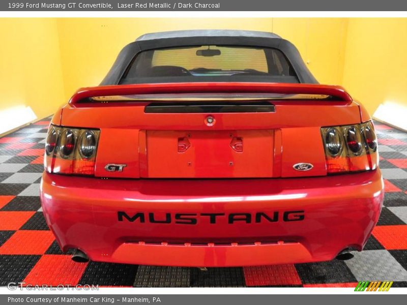 Laser Red Metallic / Dark Charcoal 1999 Ford Mustang GT Convertible