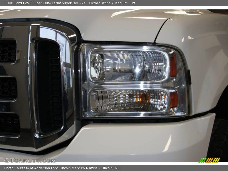 Oxford White / Medium Flint 2006 Ford F250 Super Duty Lariat SuperCab 4x4