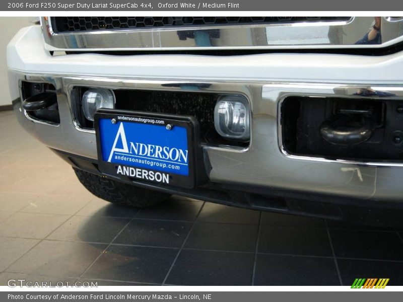 Oxford White / Medium Flint 2006 Ford F250 Super Duty Lariat SuperCab 4x4