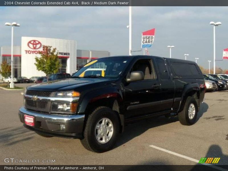 Black / Medium Dark Pewter 2004 Chevrolet Colorado Extended Cab 4x4