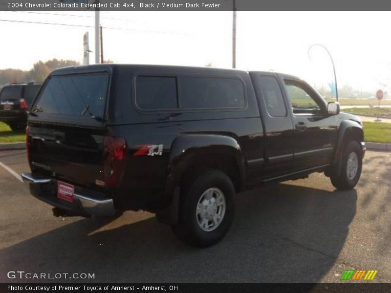 Black / Medium Dark Pewter 2004 Chevrolet Colorado Extended Cab 4x4