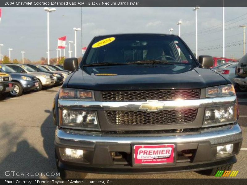 Black / Medium Dark Pewter 2004 Chevrolet Colorado Extended Cab 4x4