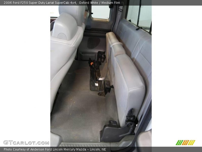 Oxford White / Medium Flint 2006 Ford F250 Super Duty Lariat SuperCab 4x4