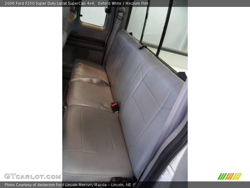 Oxford White / Medium Flint 2006 Ford F250 Super Duty Lariat SuperCab 4x4