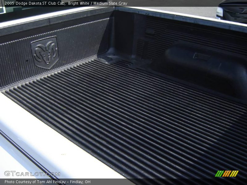 Bright White / Medium Slate Gray 2005 Dodge Dakota ST Club Cab