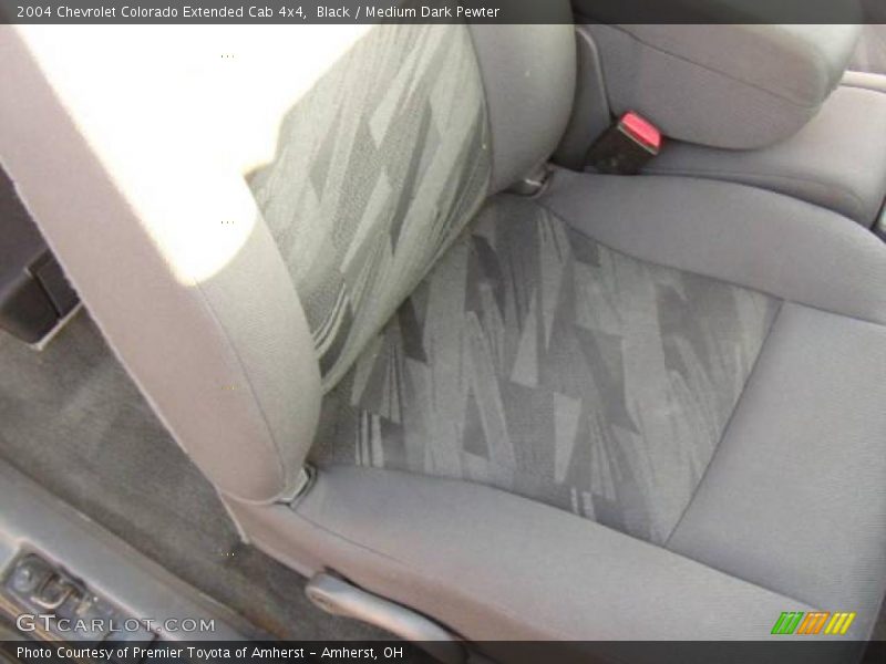 Black / Medium Dark Pewter 2004 Chevrolet Colorado Extended Cab 4x4