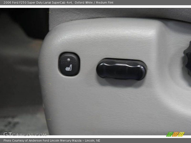 Oxford White / Medium Flint 2006 Ford F250 Super Duty Lariat SuperCab 4x4