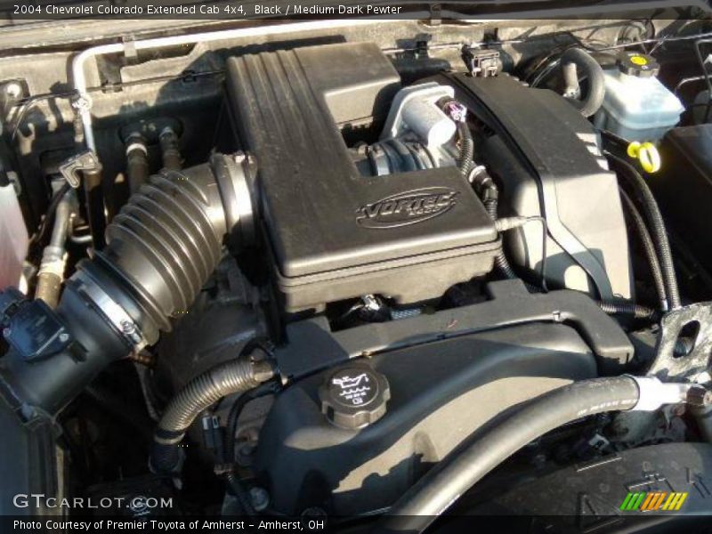 Black / Medium Dark Pewter 2004 Chevrolet Colorado Extended Cab 4x4