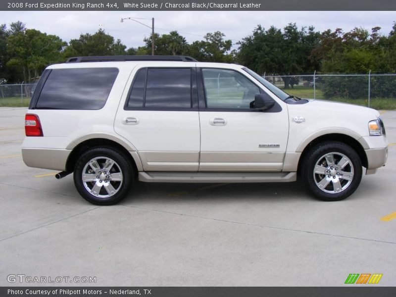 White Suede / Charcoal Black/Chaparral Leather 2008 Ford Expedition King Ranch 4x4