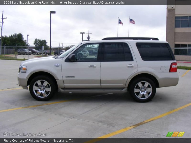 White Suede / Charcoal Black/Chaparral Leather 2008 Ford Expedition King Ranch 4x4