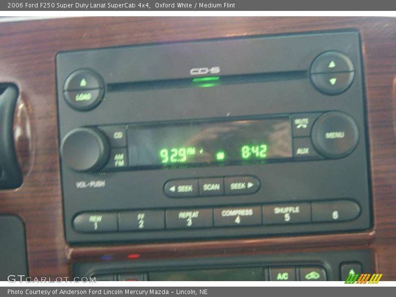 Oxford White / Medium Flint 2006 Ford F250 Super Duty Lariat SuperCab 4x4