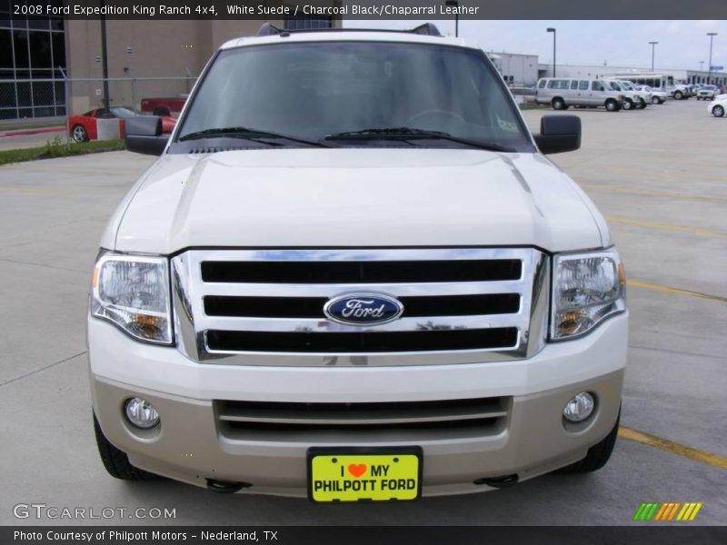 White Suede / Charcoal Black/Chaparral Leather 2008 Ford Expedition King Ranch 4x4