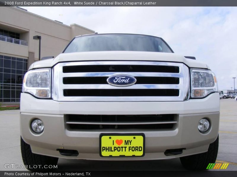 White Suede / Charcoal Black/Chaparral Leather 2008 Ford Expedition King Ranch 4x4