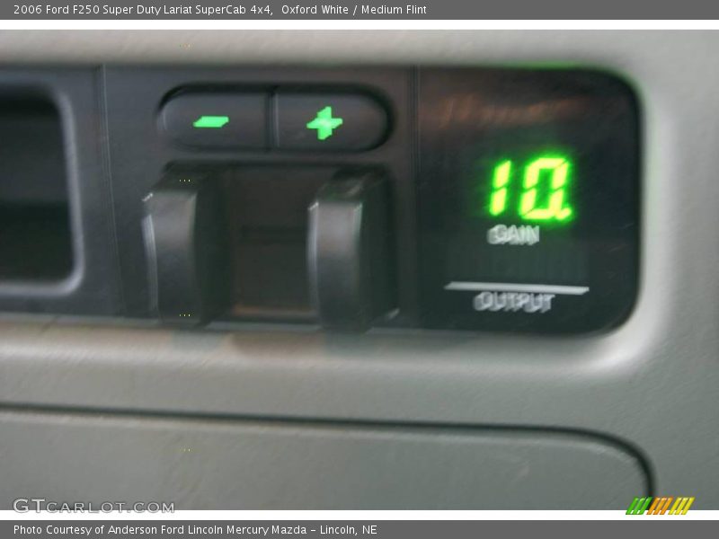 Oxford White / Medium Flint 2006 Ford F250 Super Duty Lariat SuperCab 4x4