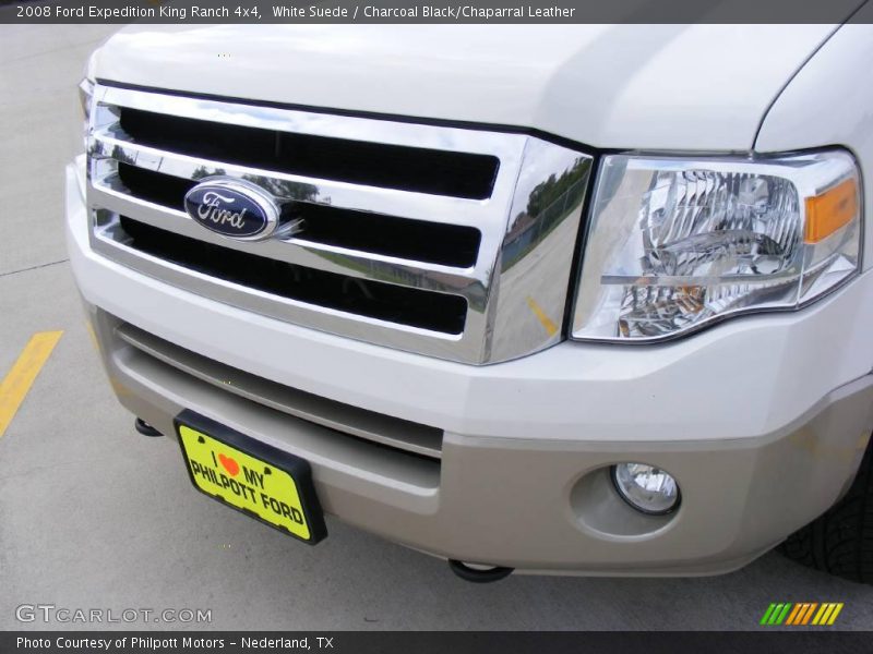 White Suede / Charcoal Black/Chaparral Leather 2008 Ford Expedition King Ranch 4x4